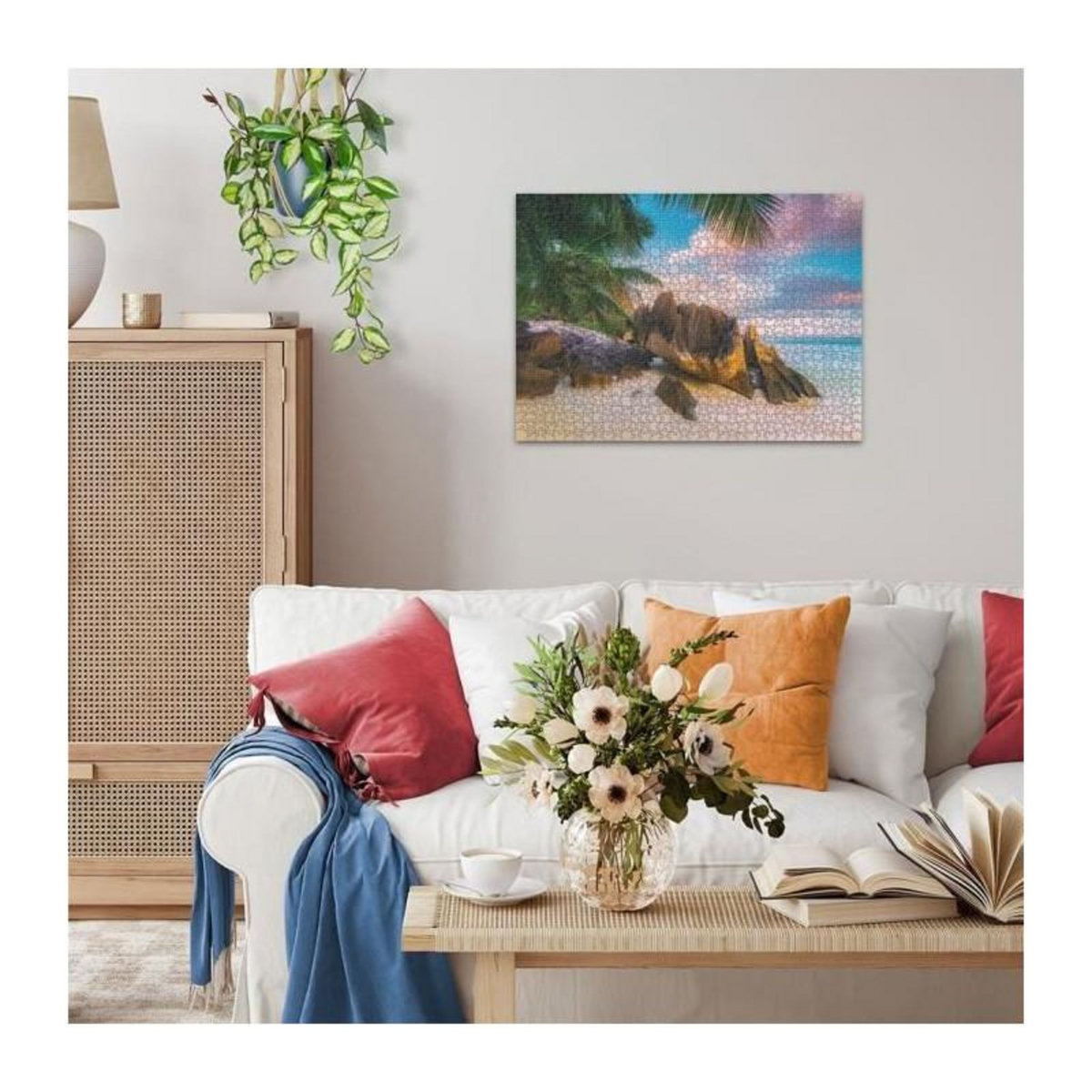 RAVENSBURGER Puzzle 1000 pièces Ravensburger Les Seychelles Îles de rêve