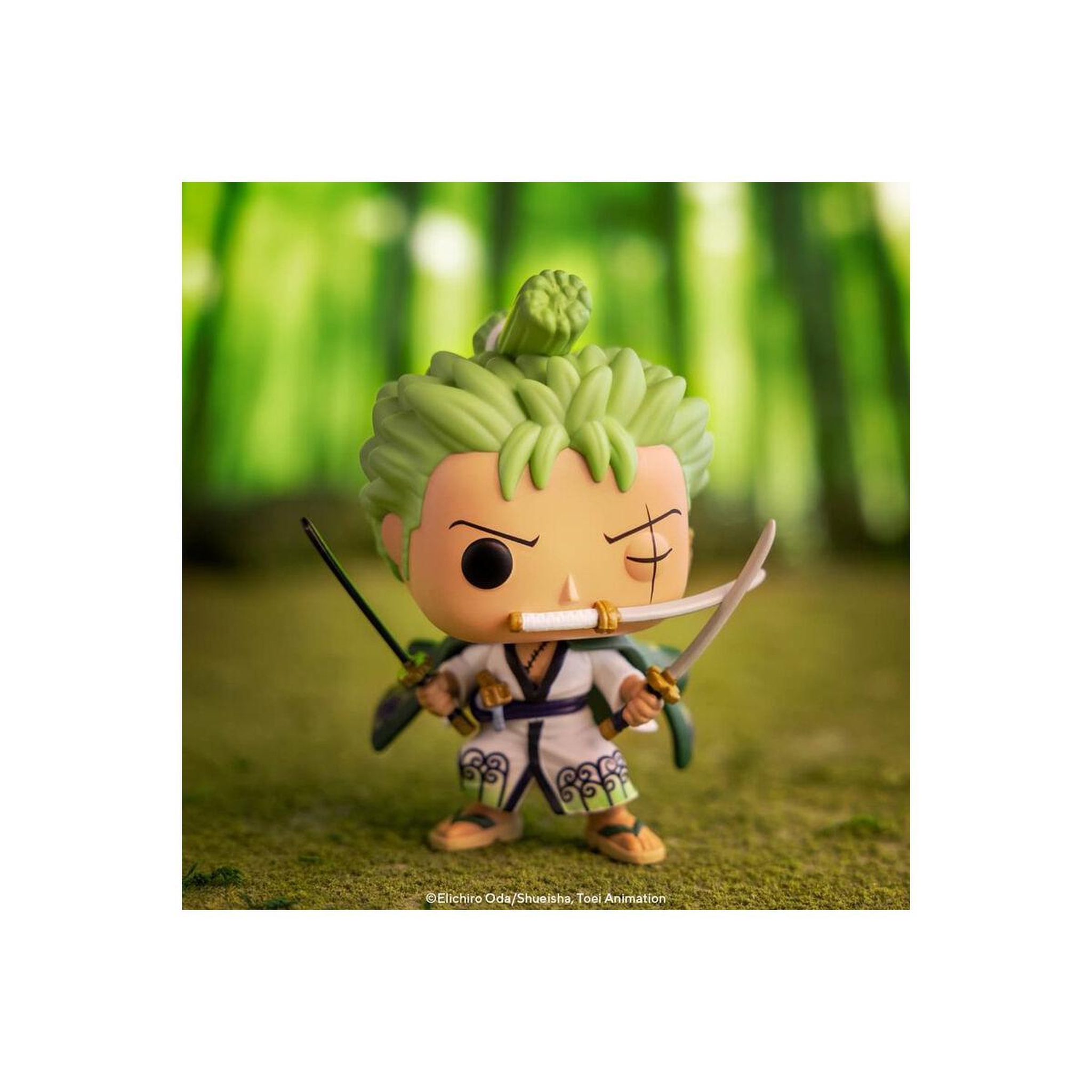 Voir la diapositive 3 : Funko Figurine Funko Pop! Animation: One Piece - Roronoa Zoro - Figurine POP! One Piece, modele Roronoa Zoro de 9 cm
