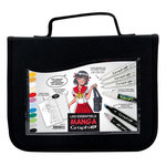 Graph it Coffret Manga - 12 marqueurs + 3 liners +Shake blanc + trame A6