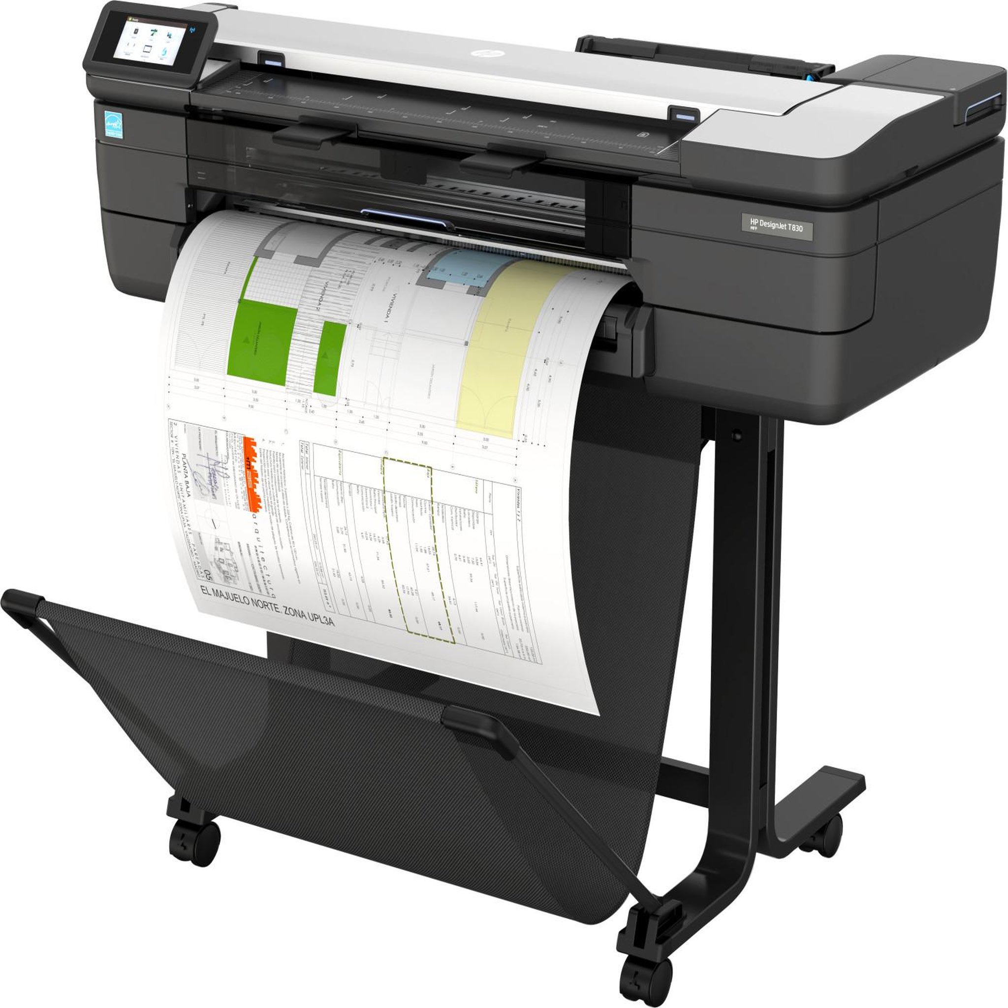 Voir la diapositive 3 : HP Hp designjet t830 24-in multifunction printer imprimante grand format wifi jet d'encre couleur 2400 x 1200 dpi 610 x 1897 mm ethernet/lan