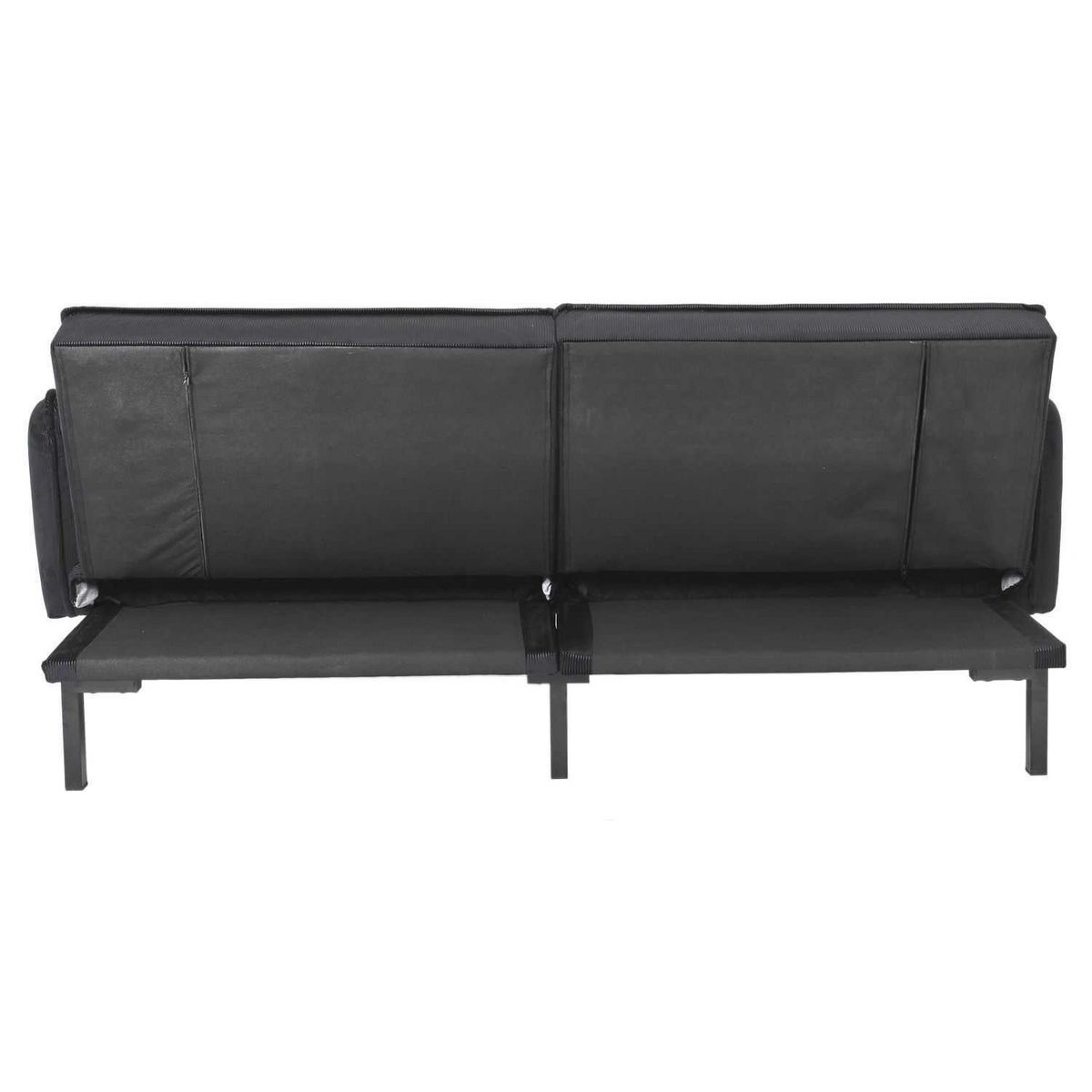 The Home Deco Factory Canapé convertible en velours Giulia