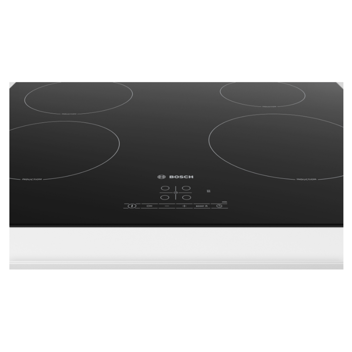 BOSCH Table de cuisson induction 60cm 4 feux 4600w noir - PUE61RBB5E