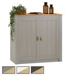 IDIMEX Buffet BOLTON avec 2 portes, en pin massif. Coloris disponibles : Bicolore