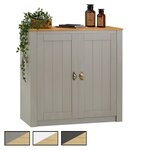 IDIMEX Buffet BOLTON avec 2 portes, en pin massif. Coloris disponibles : Bicolore