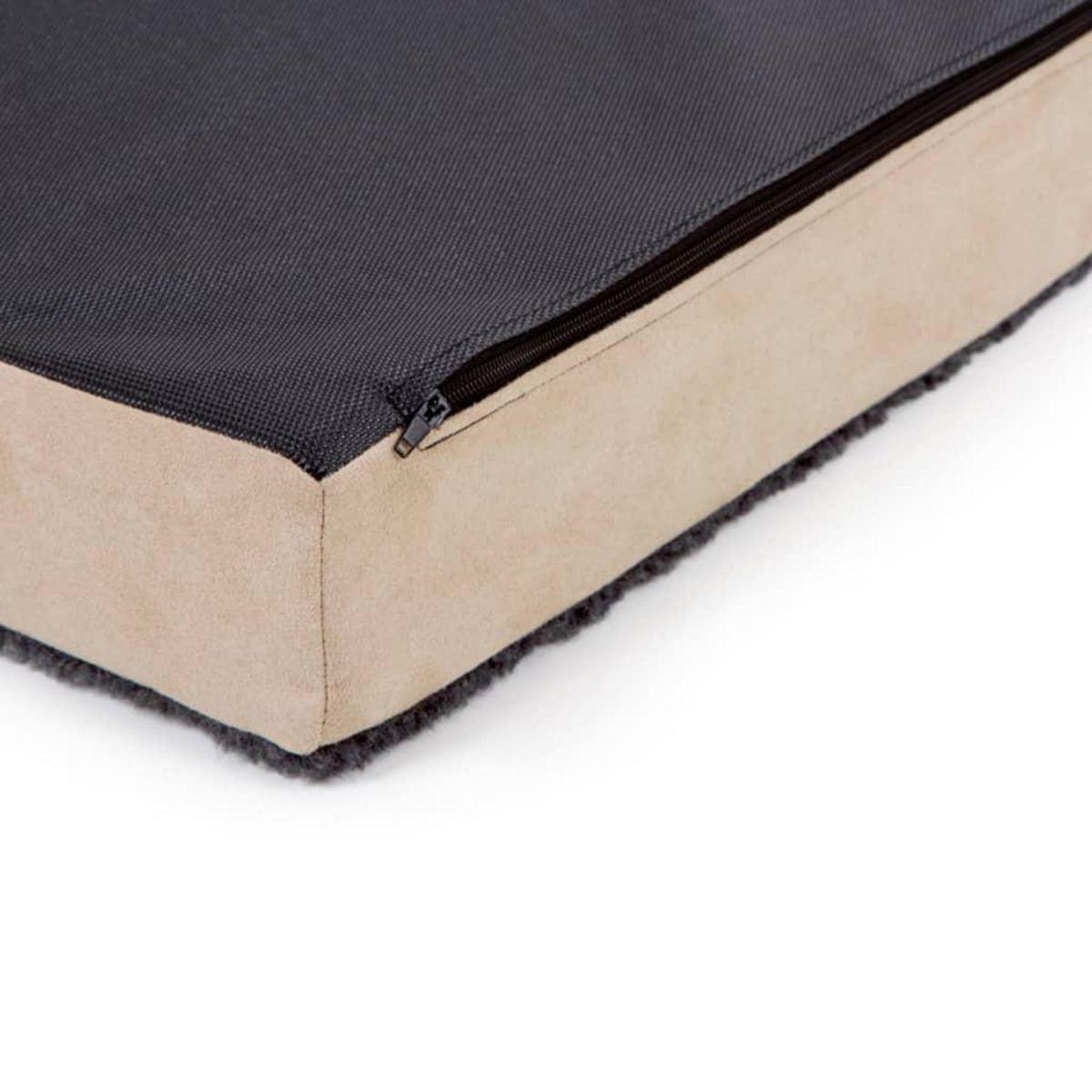 KERBL Kerbl Matelas en mousse pour chiens 100 x 60 cm Beige et Gris 80327