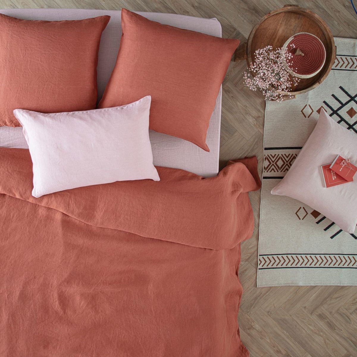 ATMOSPHERA Taie d'oreiller 100% Lin