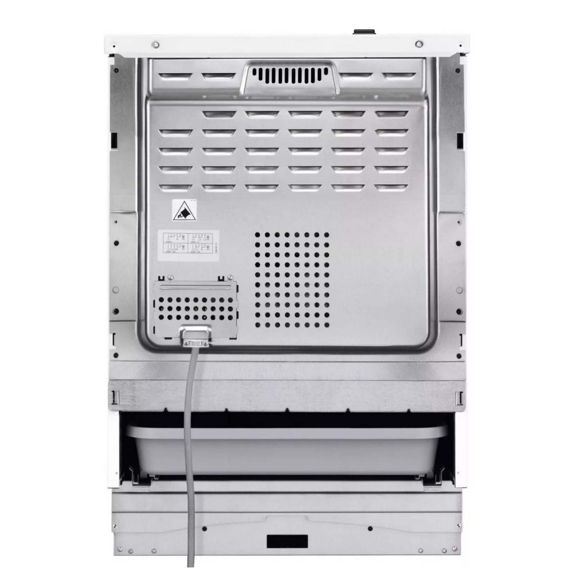Voir la diapositive 4 : ELECTROLUX Cuisinière vitrocéramique 73l 4 feux blanc - lkr64890bw