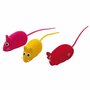 Voir la diapositive 1 : Paris Prix Lot de 3 Souris Sonores  Jouet Chat  4cm Multicolore