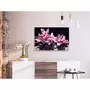 Paris Prix Tableau à Peindre Soi-Même  Orchidée Rose Fond Noir  40x60cm