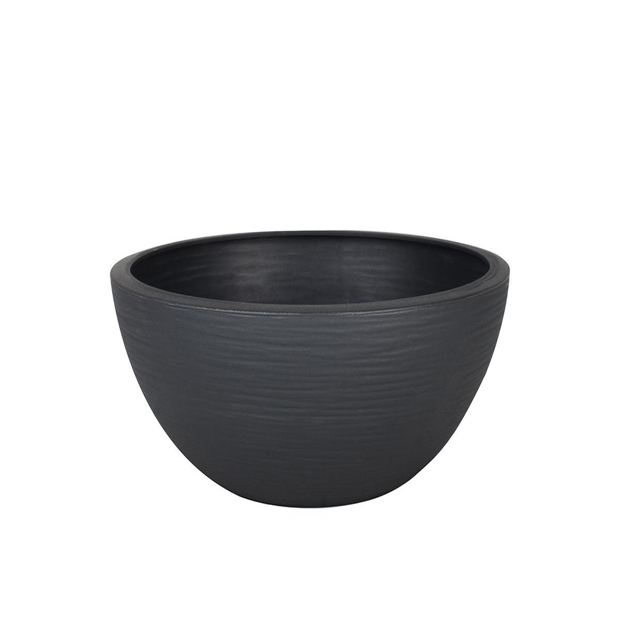 Eda Pot de fleurs vasque en plastique graphit up anthracite - ø 30 cm - eda
