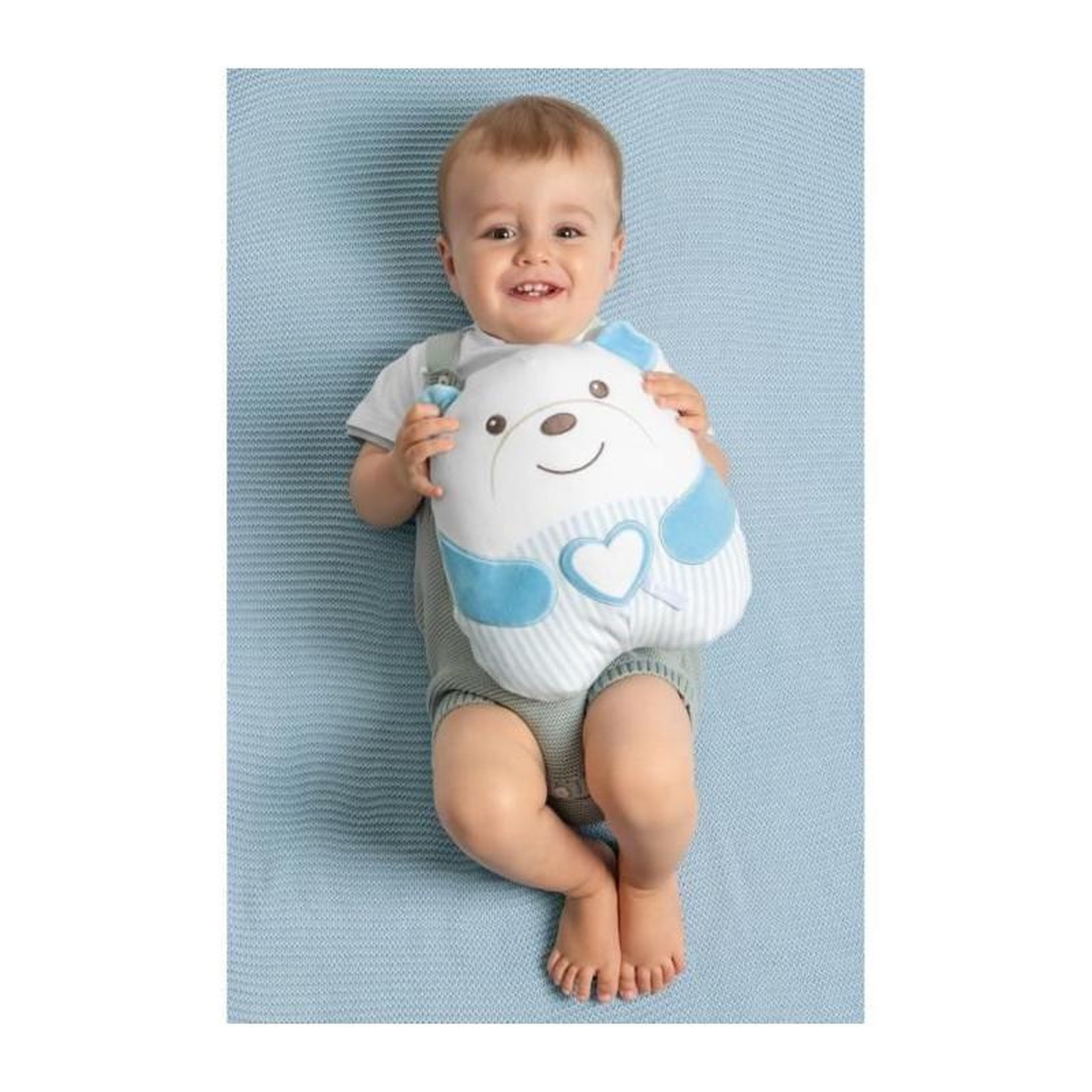 Voir la diapositive 2 : CHICCO Peluche tendre Ourson - CHICCO - Bleu - Des la naissance