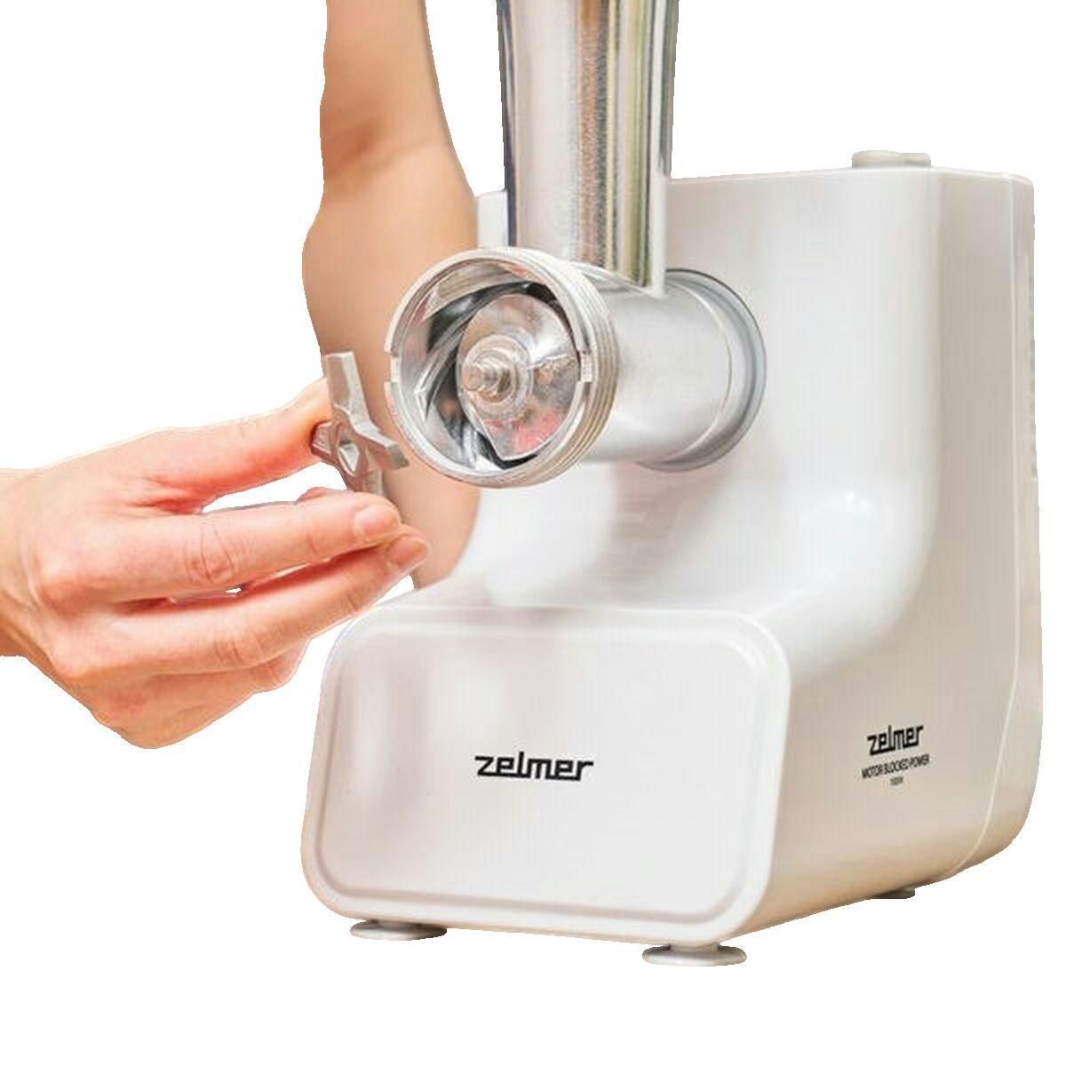 ZELMER Hachoir à viande Zelmer ZMM3512B blanc et argenté
