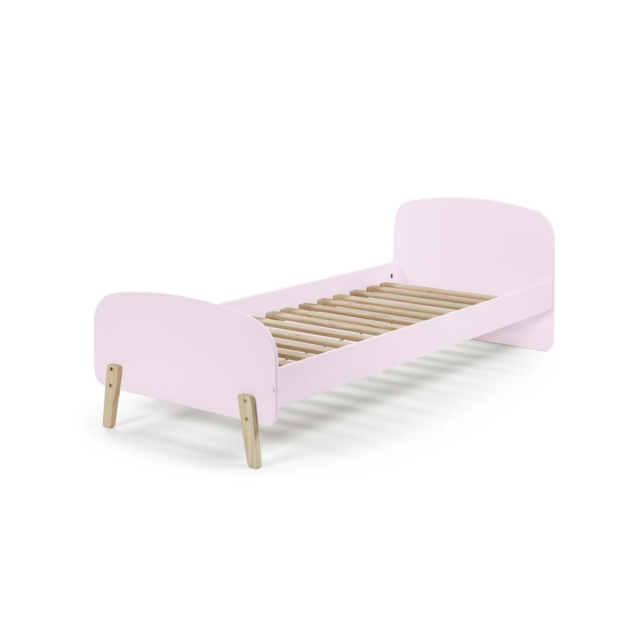 Voir la diapositive 2 : Paris Prix Pack - lit enfant, chevet & coffre  kiddy  90x200cm rose