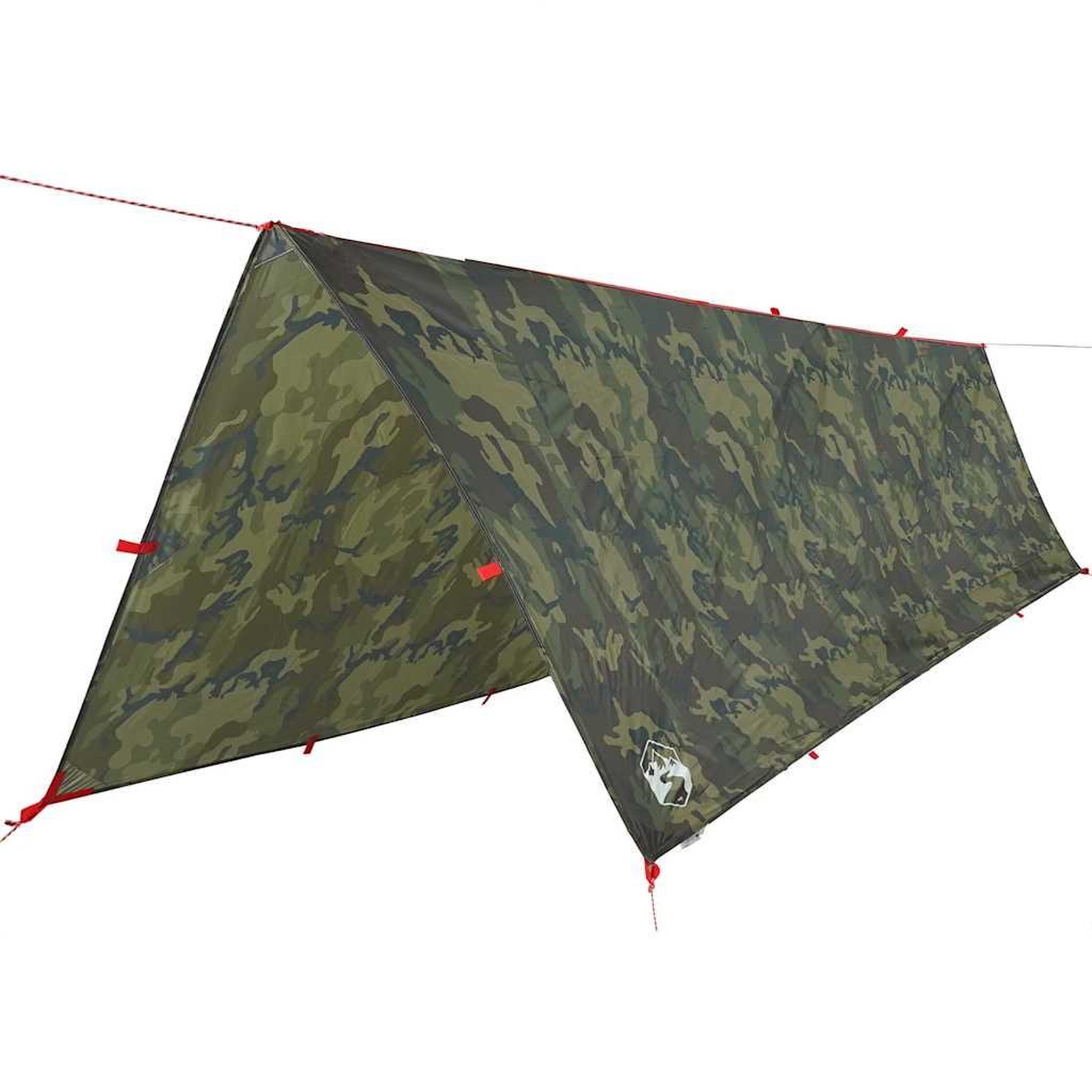 Voir la diapositive 2 : VIDAXL Bache de camping camouflage 506x306 cm impermeable