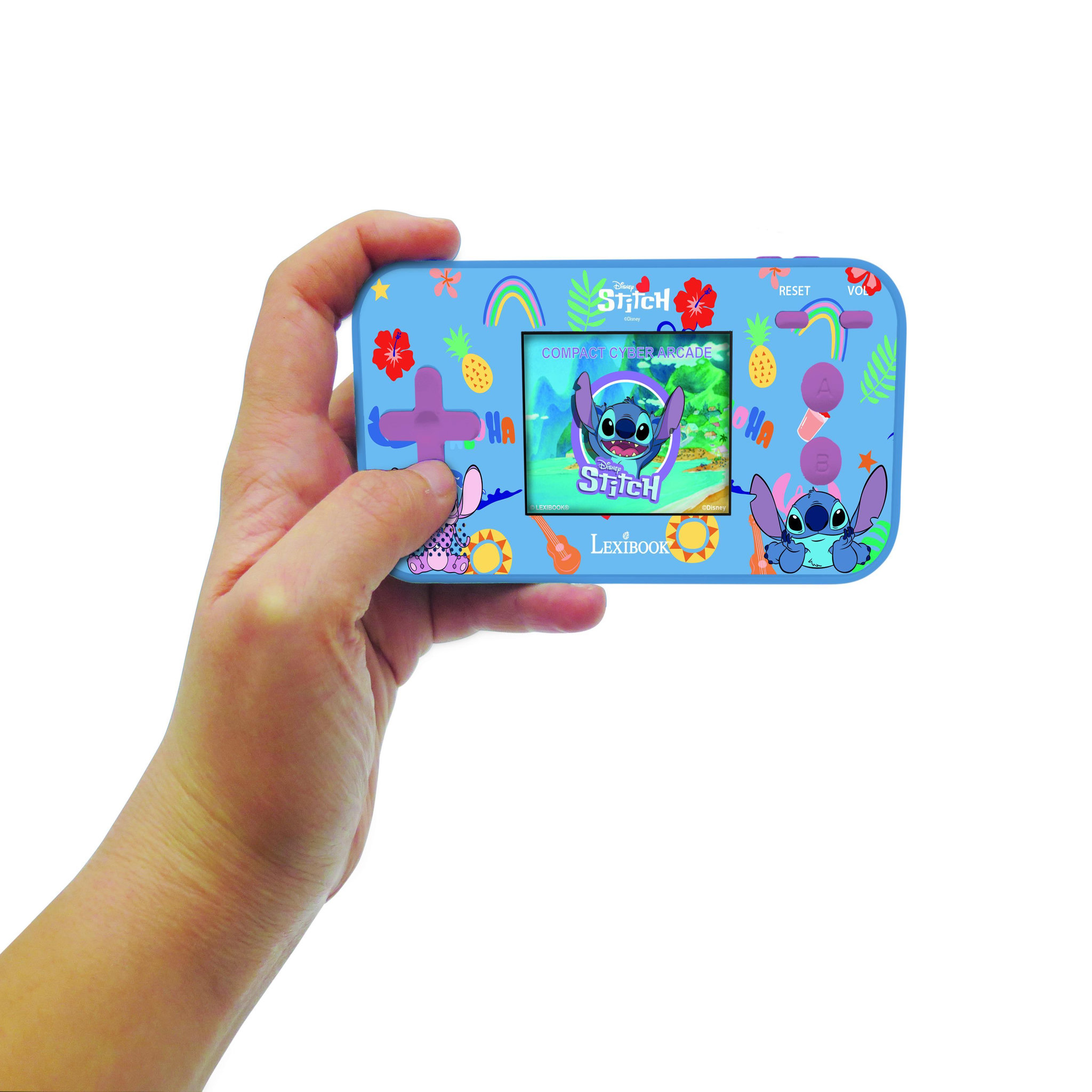 Voir la diapositive 2 : Lexibook Console de jeux portable couleur Stitch Cyber Arcade Pocket