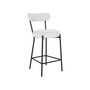 Voir la diapositive 1 : LISA DESIGN Ivanec - tabouret de bar - en tissu bouclette