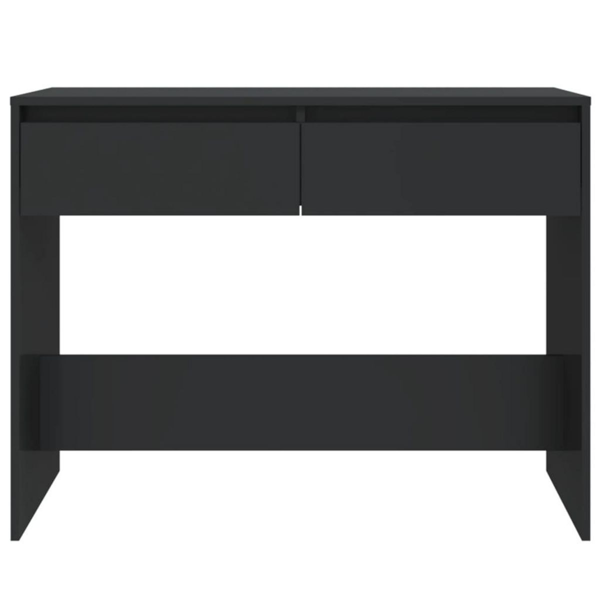 VIDAXL Table console noir 100x35x76,5 cm bois d'ingenierie