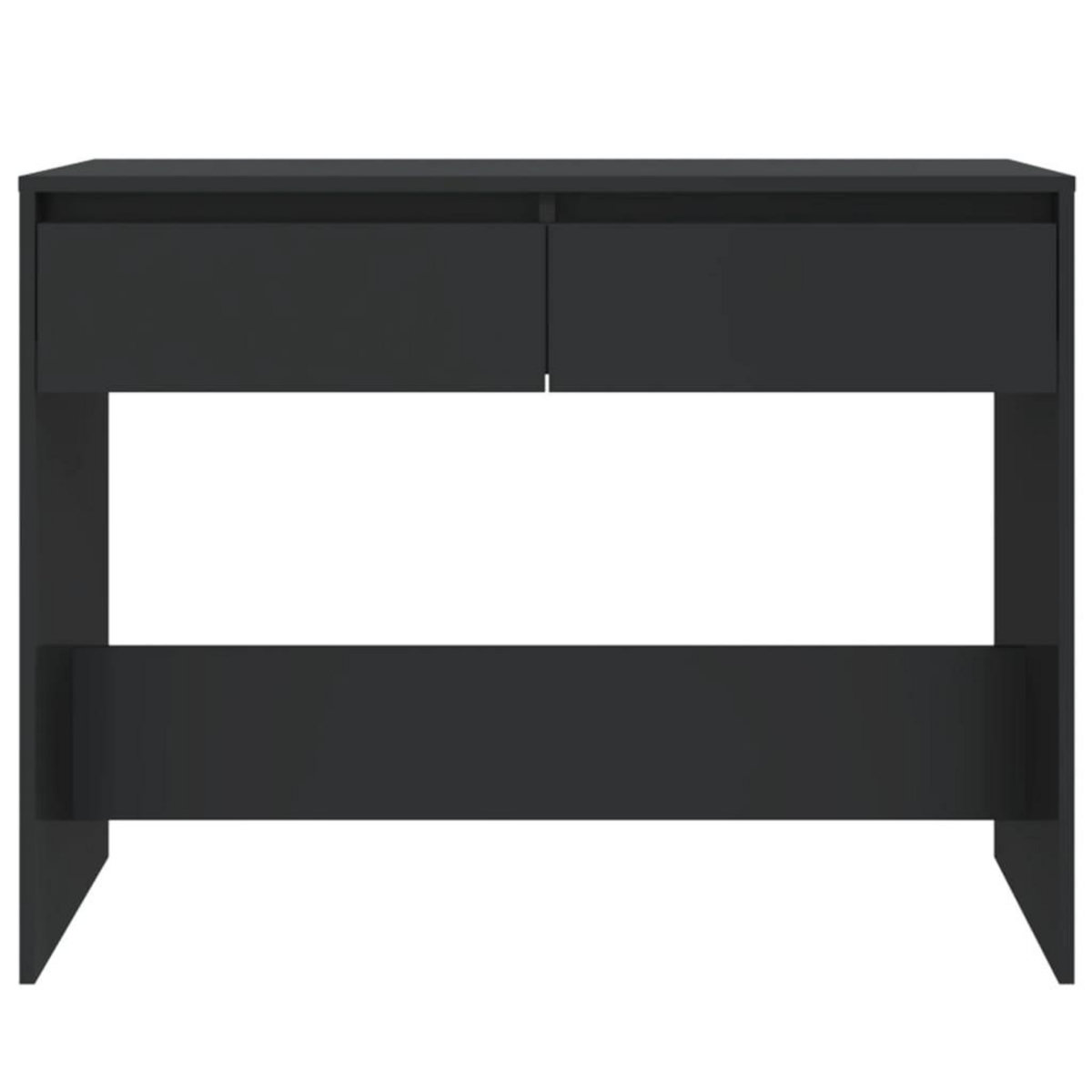 VIDAXL Table console noir 100x35x76,5 cm bois d'ingenierie