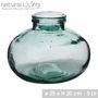 Voir la diapositive 3 : FORNORD Vase Seda verre recyclé 5L D25 H20