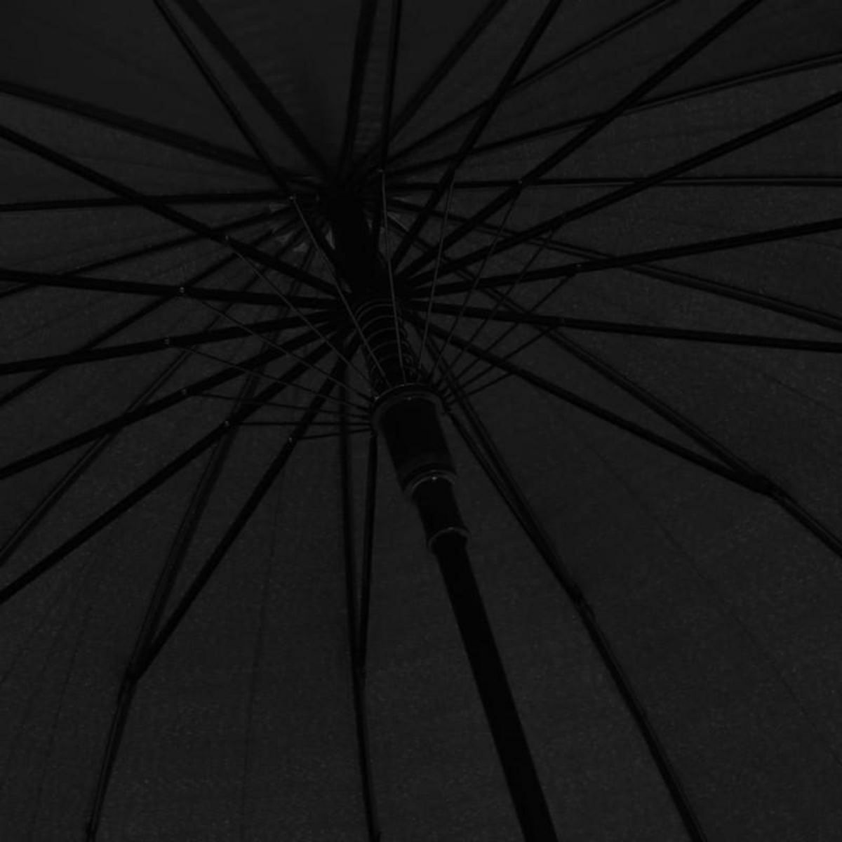 VIDAXL Parapluie automatique Noir 120 cm