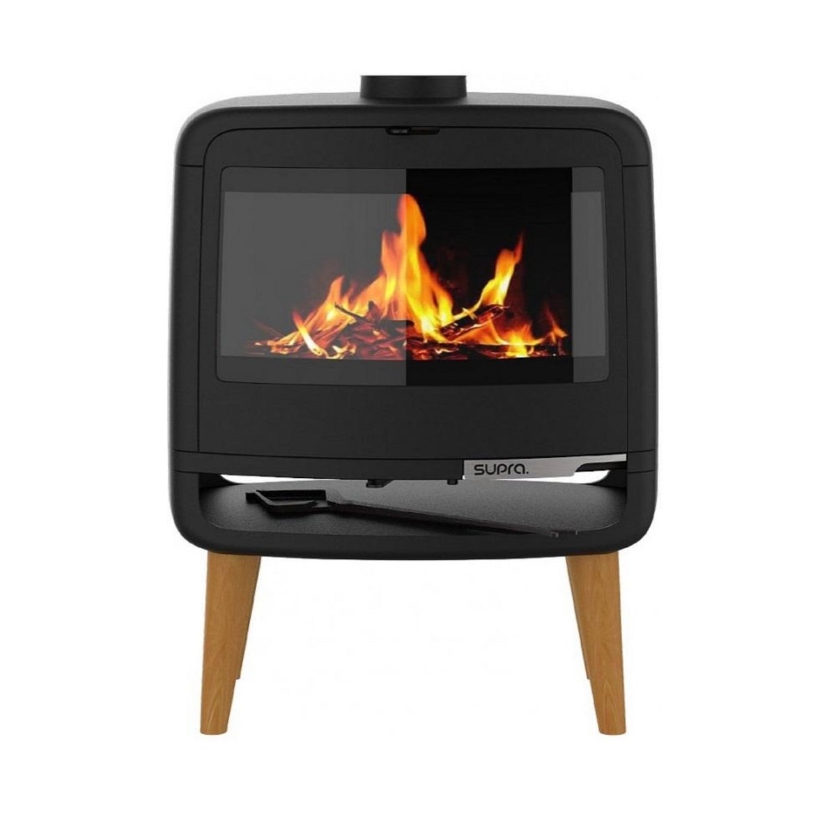 Supra Poêle à bois fonte 10kw noir - FR9016130B