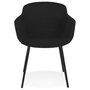 Voir la diapositive 2 : Paris Prix Fauteuil Design  Sead  80cm Noir