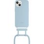 Voir la diapositive 3 : WOODCESSORIES Etui avec cordon iPhone 13 Tour de cou bleu