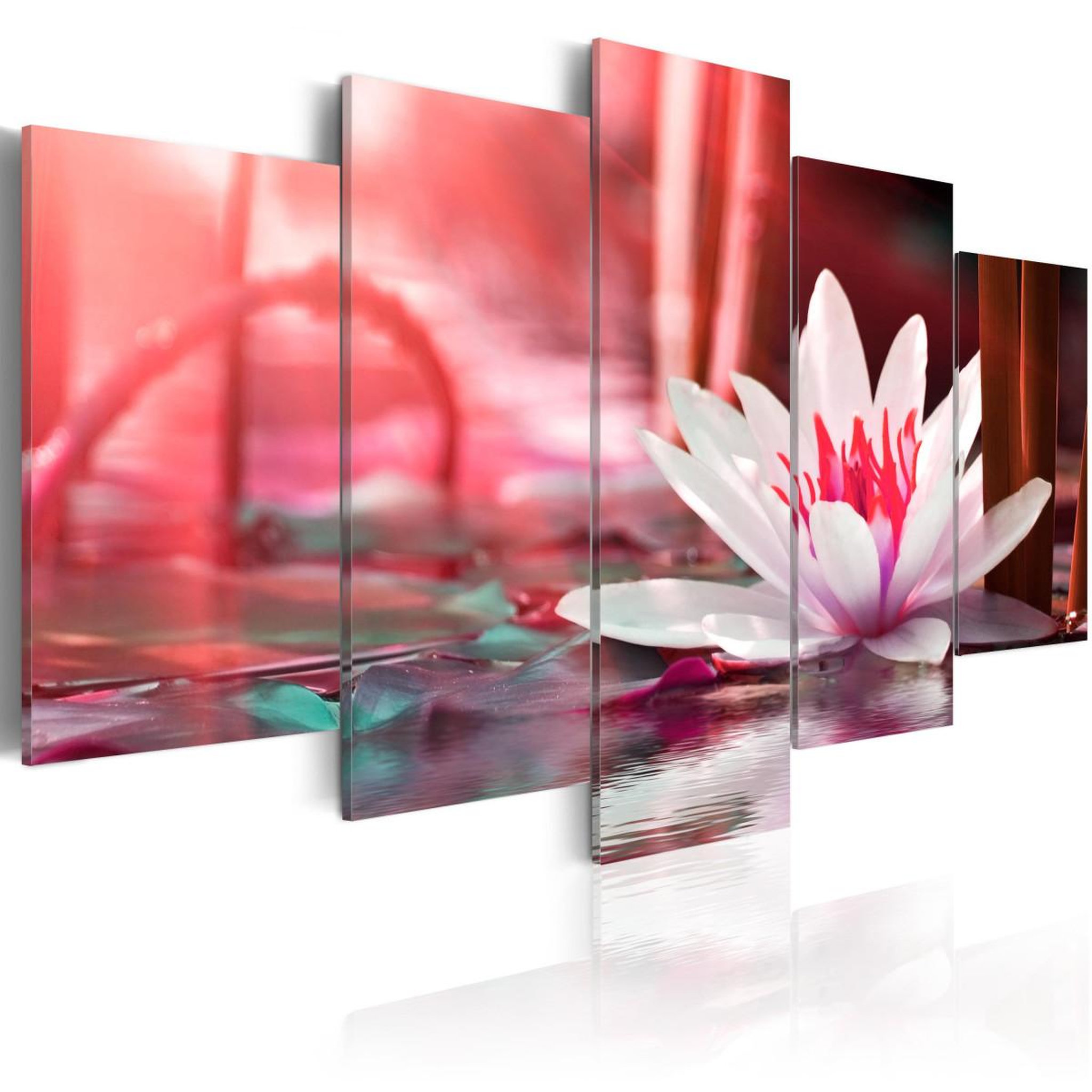 Paris Prix Tableau imprimé  amaranthine lotus. Coloris disponibles : Multicolore