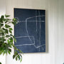 Voir la diapositive 4 : Paris Prix Tableau Déco  Griffes  90x120cm Bleu