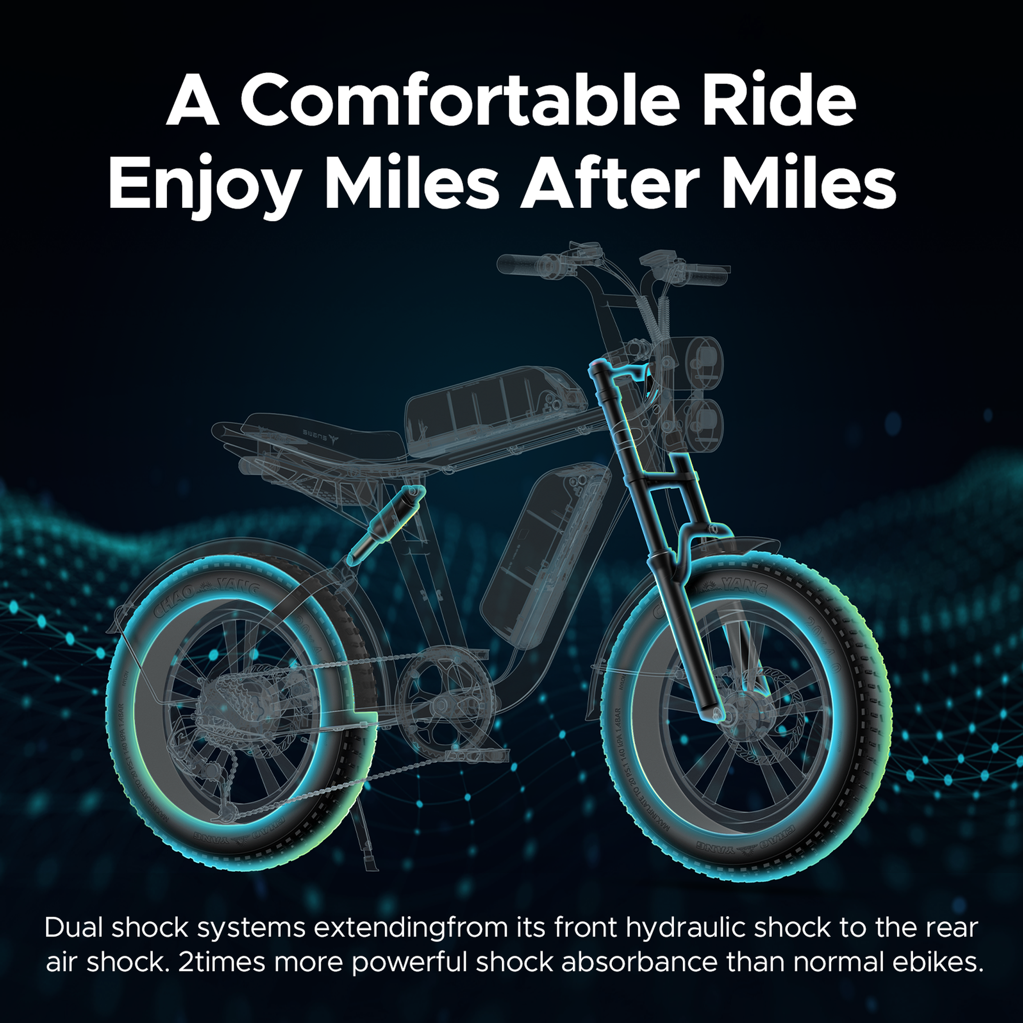 Voir la diapositive 6 : ENGWE Vélo électrique Engwe M20 pour adultes 48 V 26 Ah