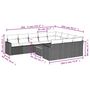 Voir la diapositive 6 : VIDAXL Salon de jardin 11 pcs avec coussins noir resine tressee