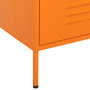 Voir la diapositive 6 : VIDAXL Commode Orange 80x35x101,5 cm Acier