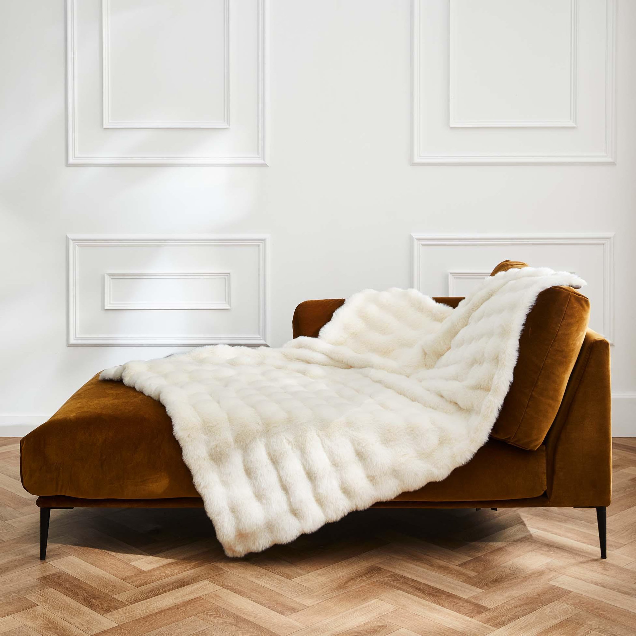 Voir la diapositive 4 : Eden Plaid effet peluche et polaire mountain