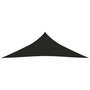 Voir la diapositive 3 : VIDAXL Voile d'ombrage 160 g/m^2 Noir 3,5x3,5x4,9 m PEHD