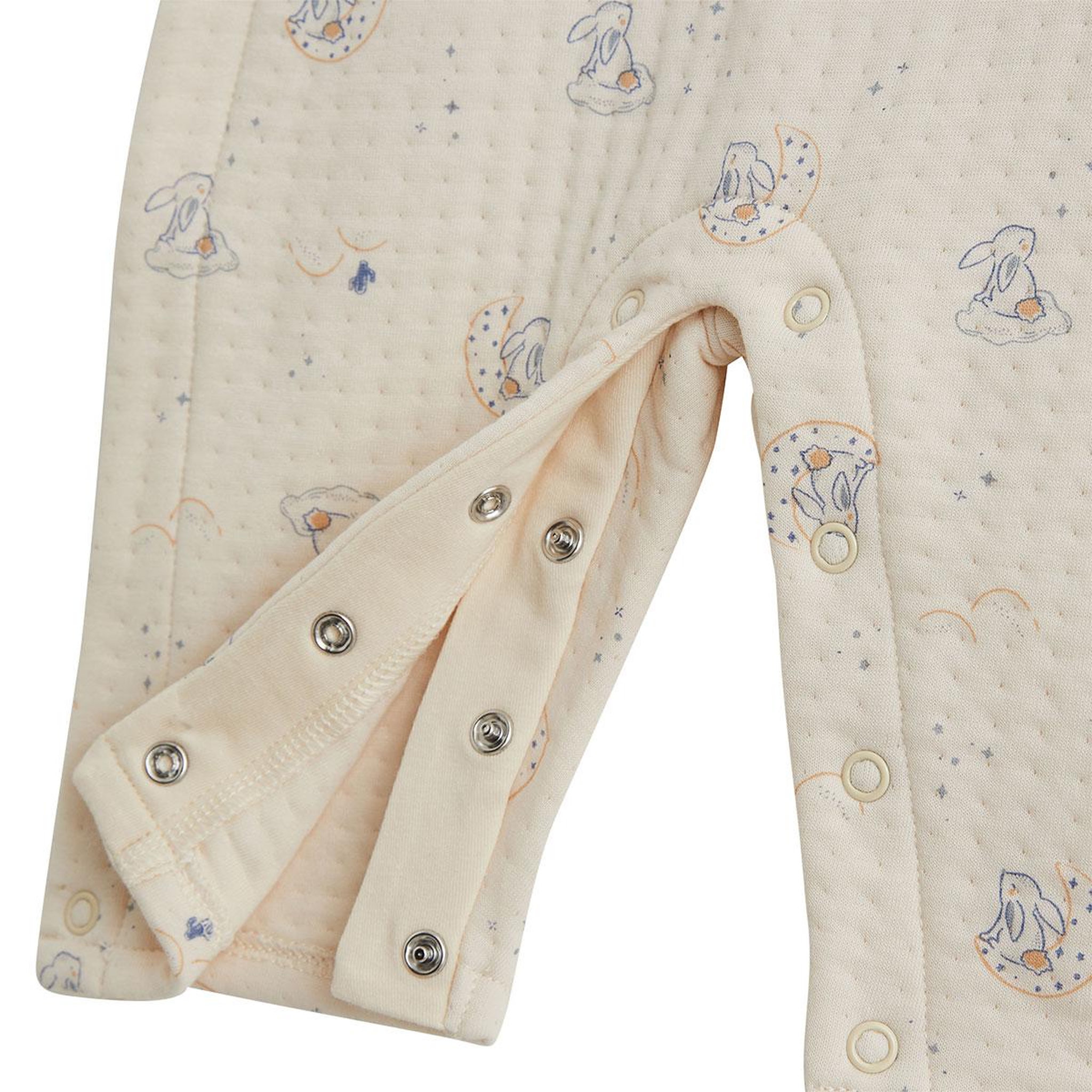 Voir la diapositive 5 : PETIT BEGUIN Ensemble salopette bébé en coton matelassé et t-shirt voix lactée