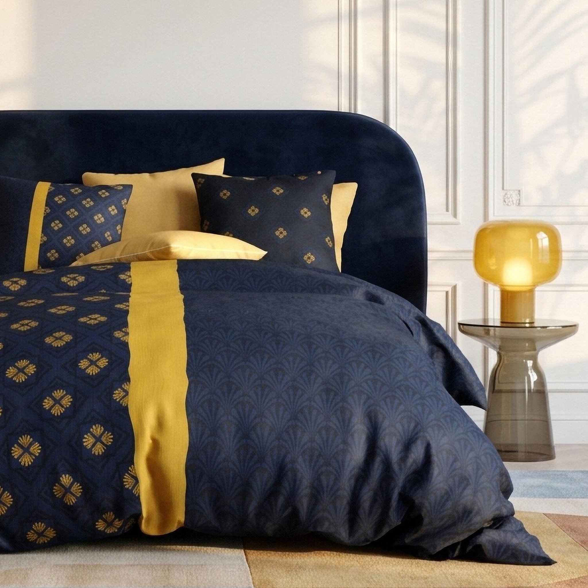 Voir la diapositive 4 : ATELIER DU COTON Parure housse de couette 100%coton 57fils nil