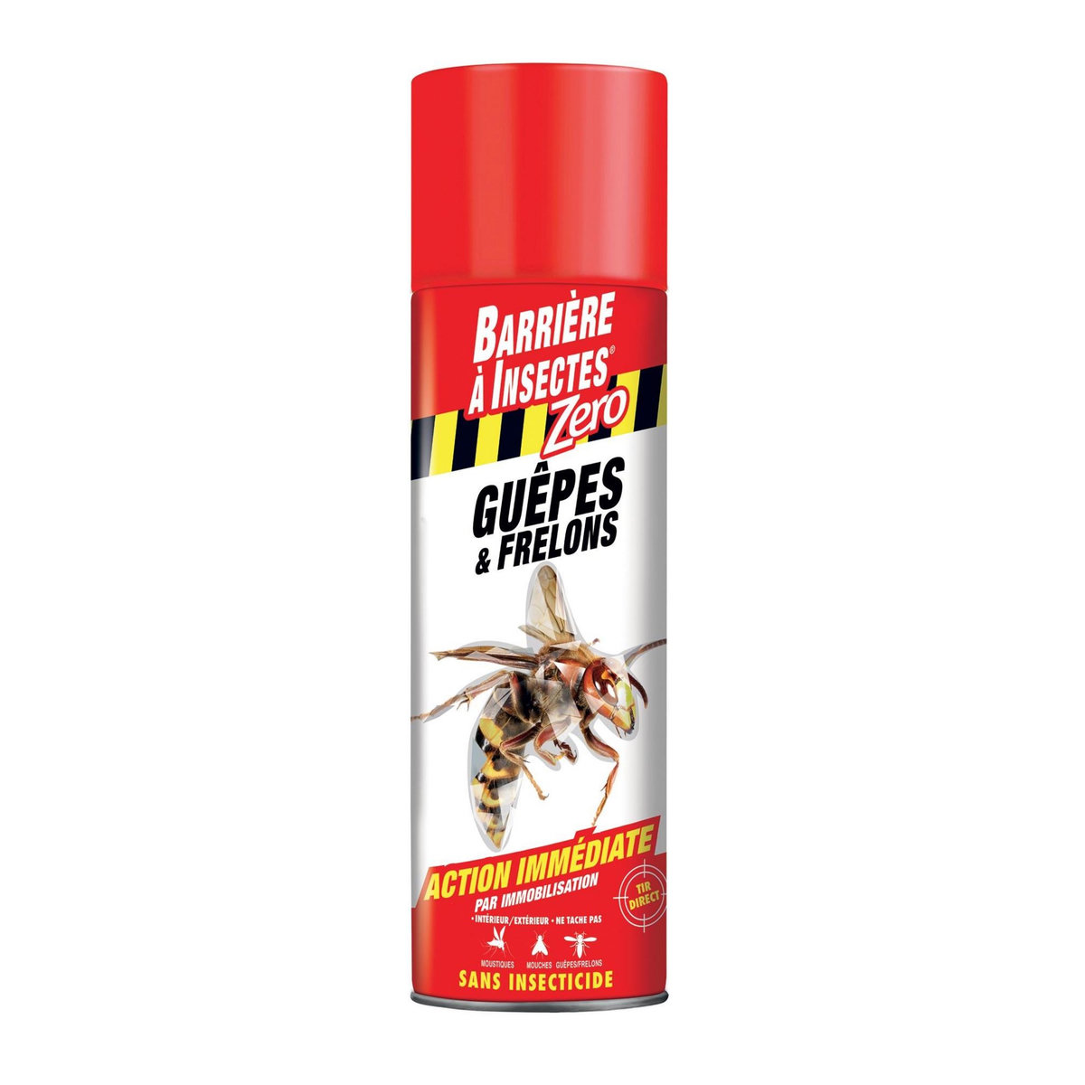 BARRIERE A INSECTES Aérosol 400 mL Guêpes & Frelons  zéro  Insecticide  BARRIÈRE À INSECTES