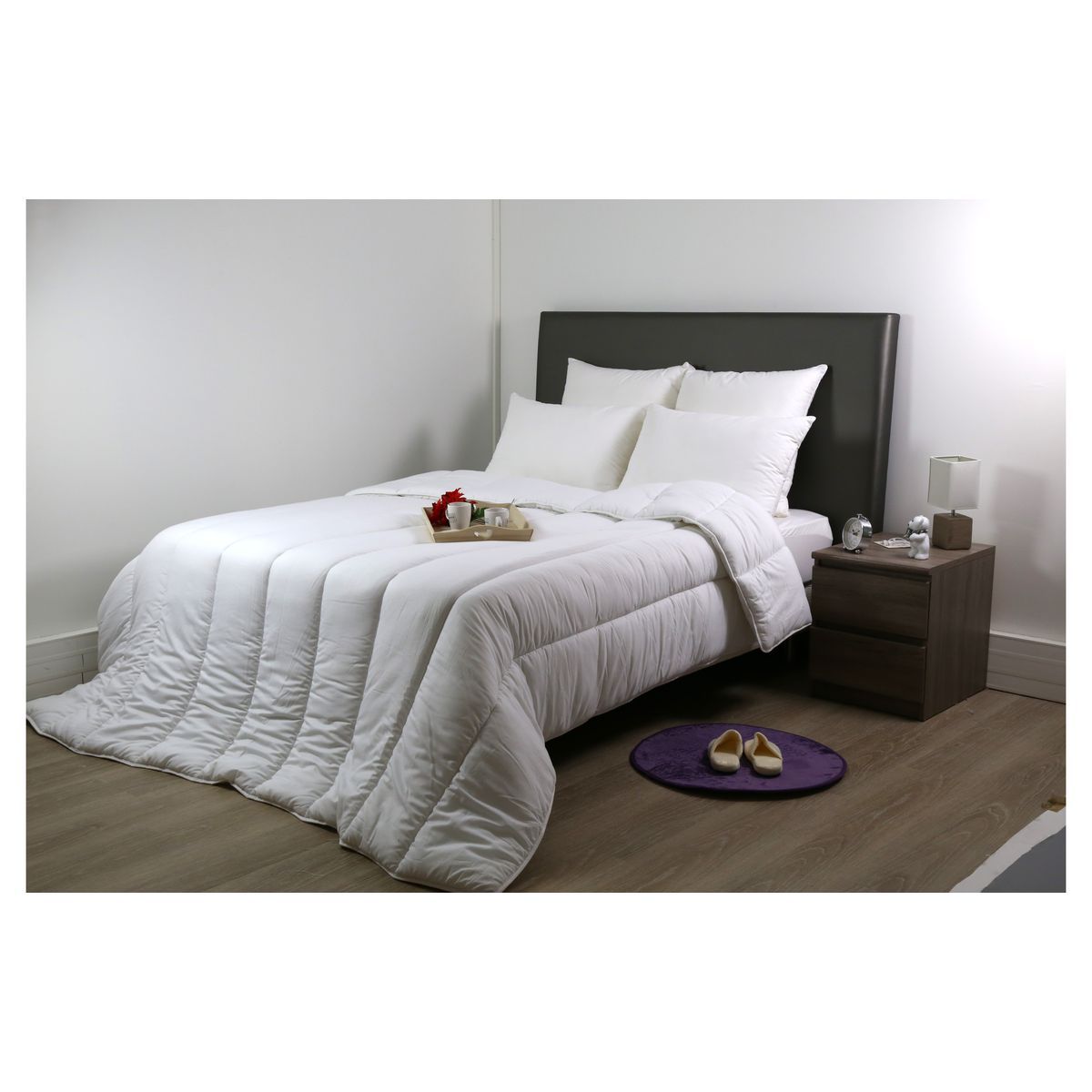 DODO Couette chaude en polyester toucher doux 400 g/m² totale recycl'