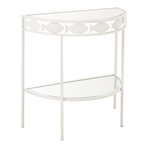 Paris Prix Console en Métal  Poisson  80cm Blanc