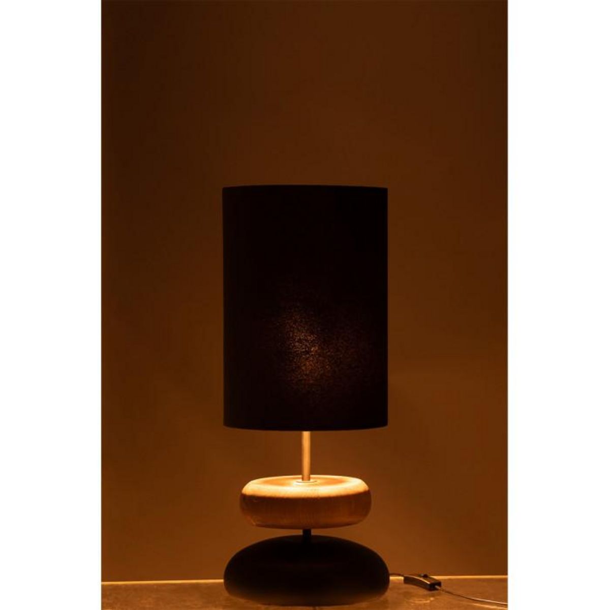 Paris Prix Lampe à Poser en Métal  Jade  61cm Noir