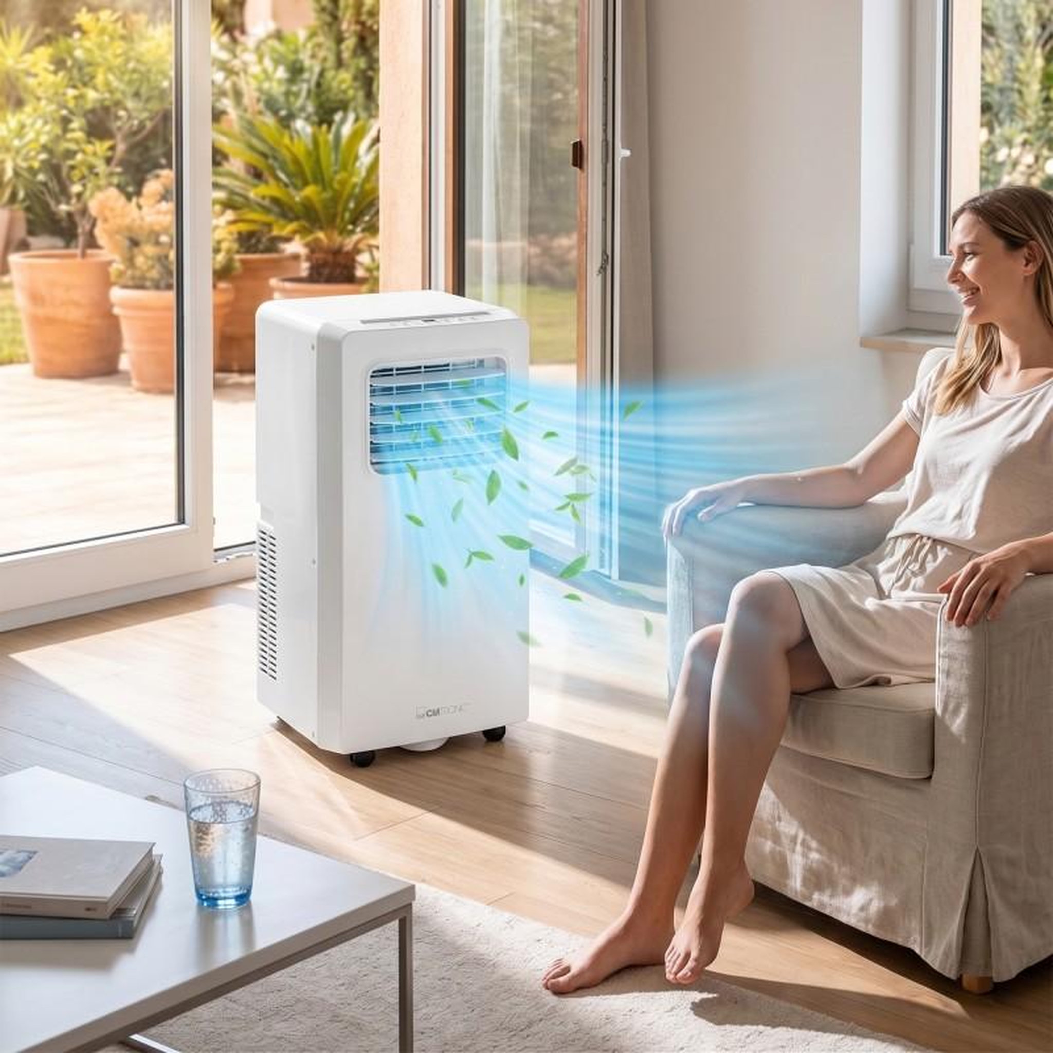Voir la diapositive 5 : Cl3844 - blanc - climatiseur mobile 7000 btu - classe a - minuterie 24h