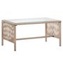 Voir la diapositive 3 : VIDAXL Salon de jardin 4 pcs avec coussins Resine tressee Beige
