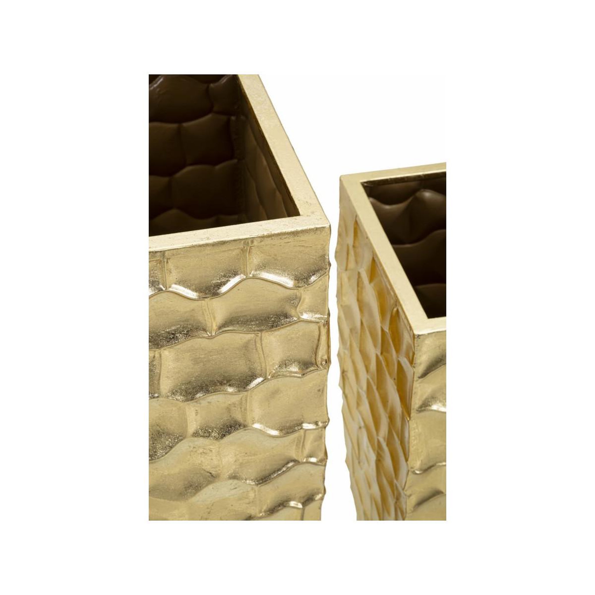 Voir la diapositive 3 : Paris Prix Lot de 3 vases en métal  glody  94cm or