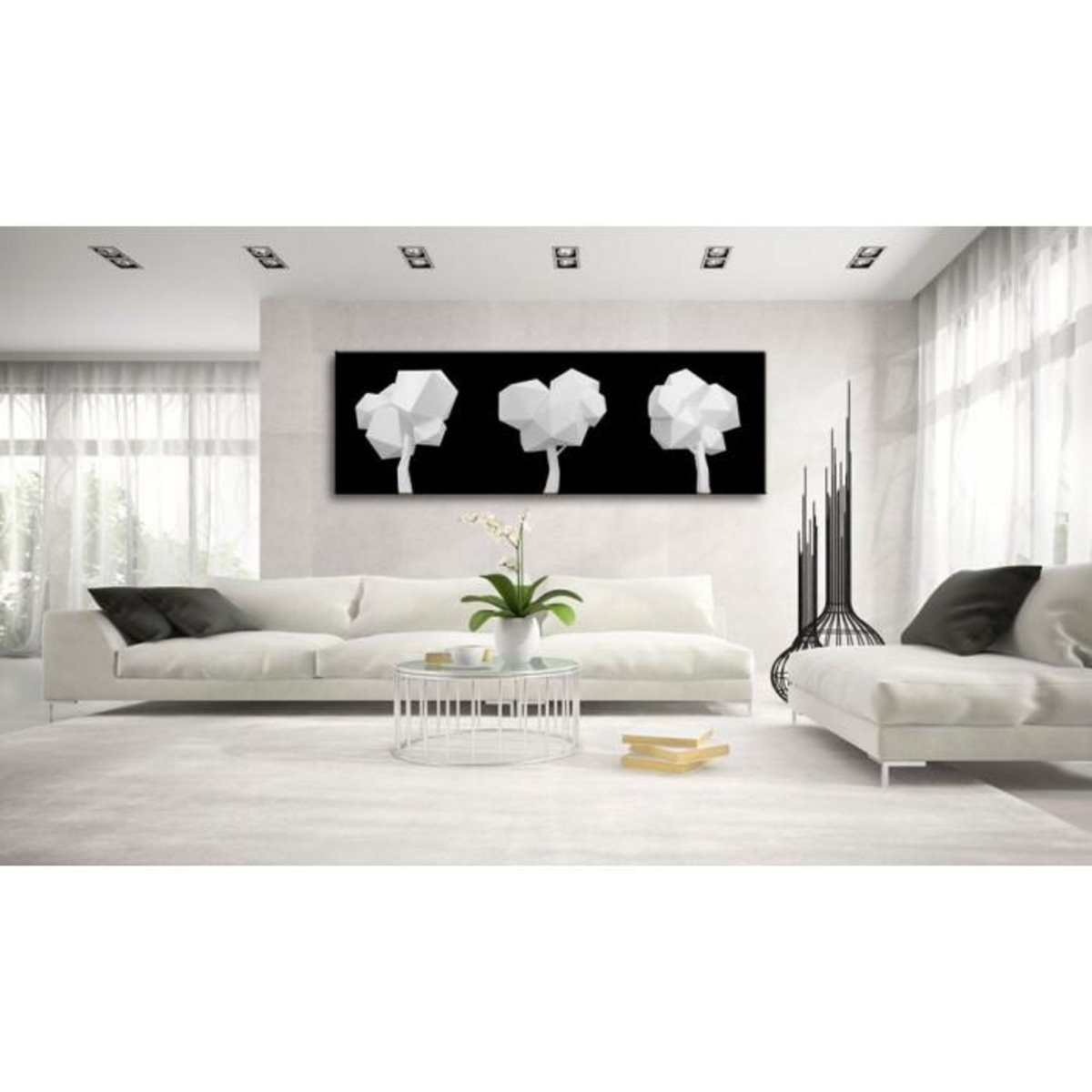 Paris Prix Tableau Imprimé  Arbres Géométriques