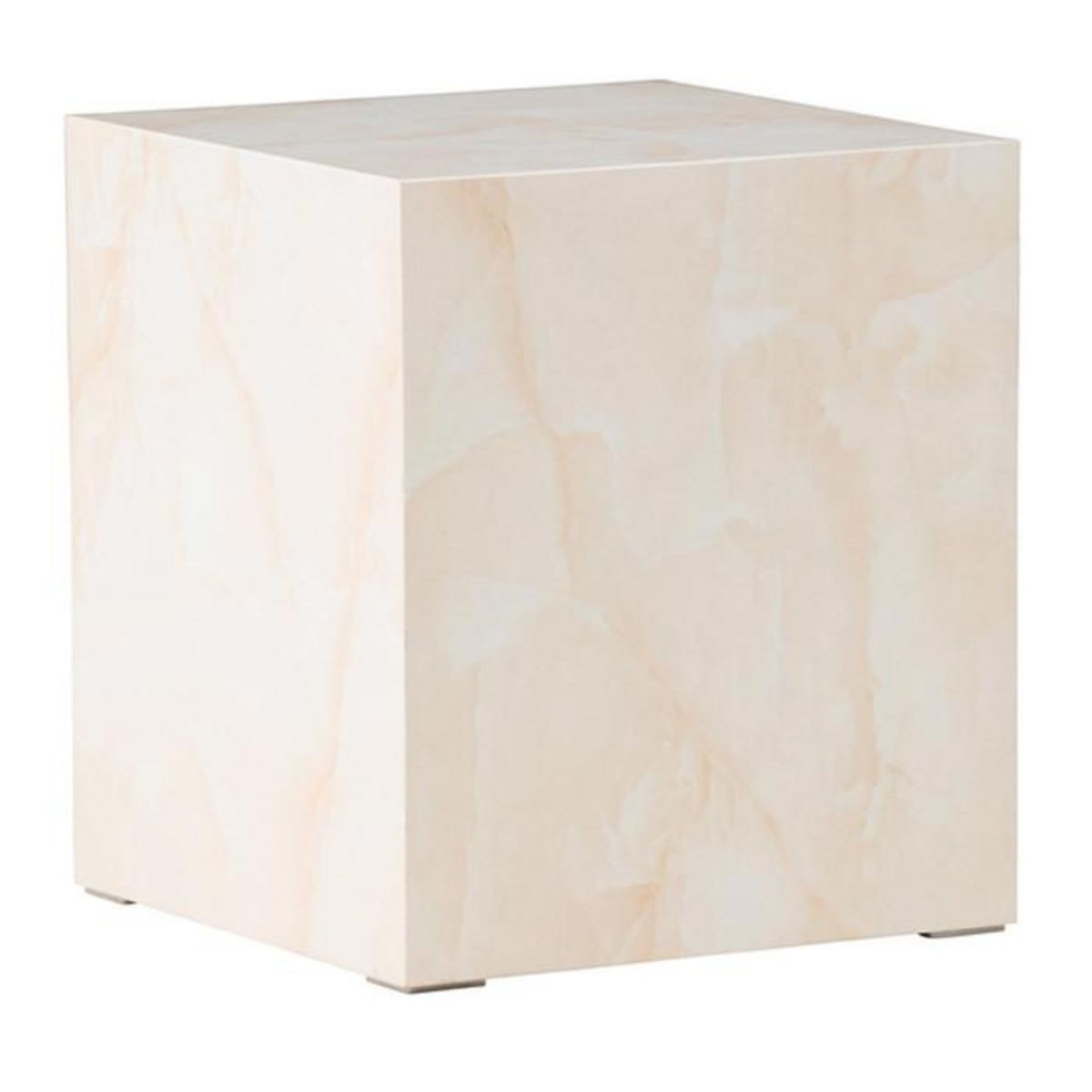 Paris Prix Table d'Appoint Design  York  45cm Jaune Clair