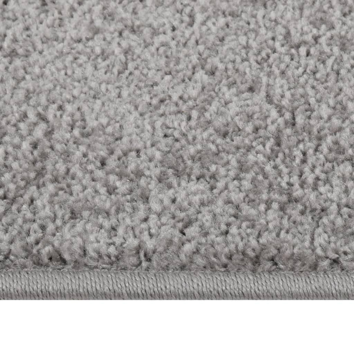 VIDAXL Tapis a poils courts 160x230 cm Gris