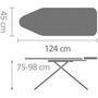 Voir la diapositive 3 : BRABANTIA Table à repasser C TITAN OVAL