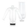 Voir la diapositive 5 : HKOENIG Mannequin de repassage - HKoeNIG - Magic Pressing - 1200 W - Avec housse de pantalon - Blanc