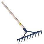 OUTILS PERRIN Râteau d'entreprise16 dents manche 150 cm PEFC