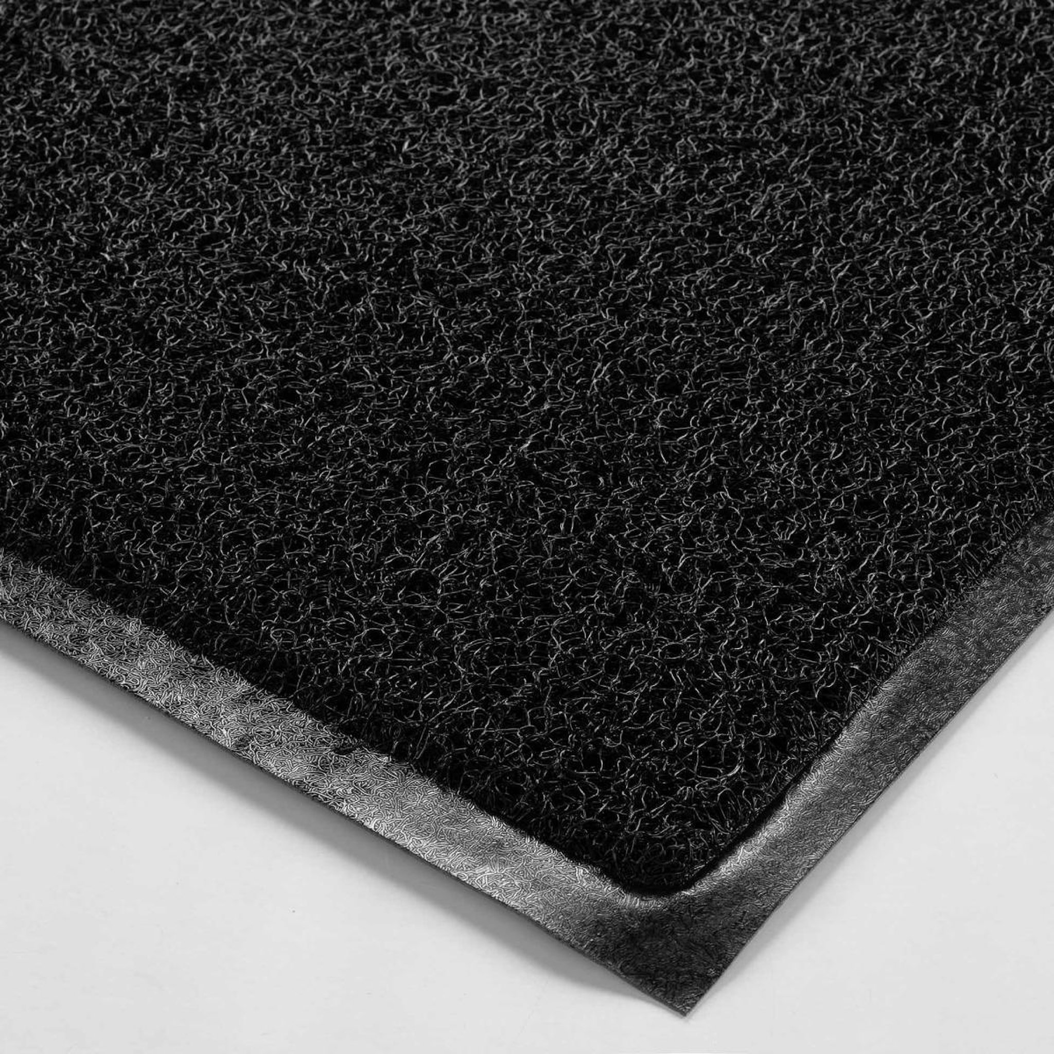Voir la diapositive 2 : Douceur d'Intérieur Tapis d'entrée spaghetti  yoni  45x75cm noir